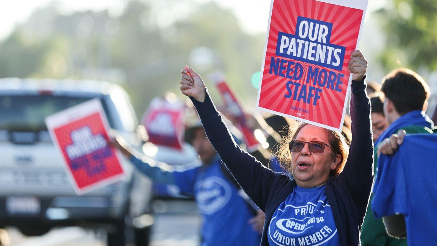 75,000 Kaiser Permanente <b>workers</b> walk off the job. It's the ...